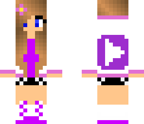 pink and purple skin