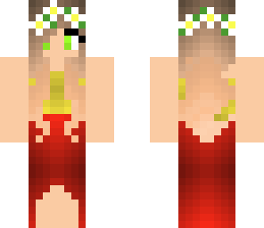 -mintbows- red high low dress