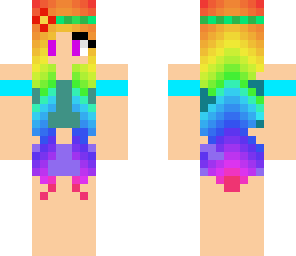 rainbow girl