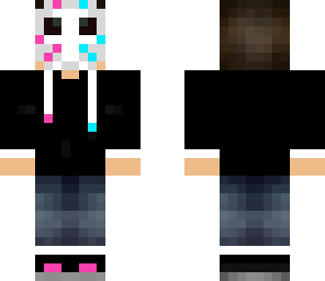 blue and pink