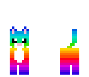 adorable rainbow kitten