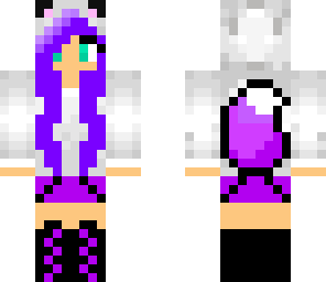 cool purple girl
