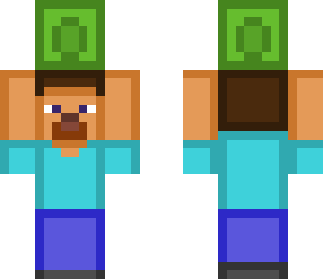 steve lifting a smaragdblock