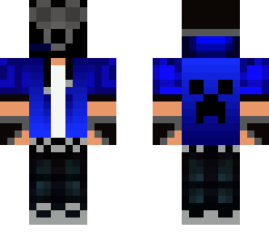 minecraft pyro with a jacket