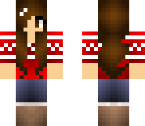red sweater girl