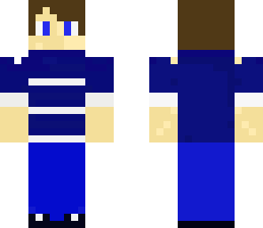 blue shirt
