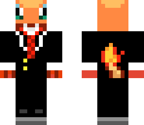 charmander in a tux