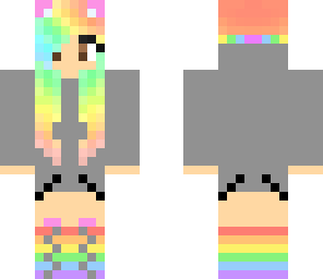 rainbow girl