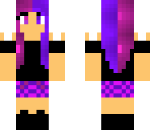 two colored hair
