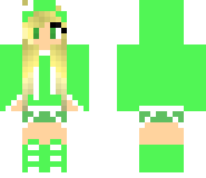 blonde frog girl