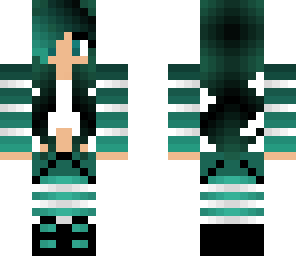 cyan rock girl