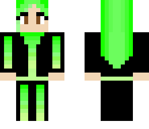 green rainbow girl