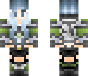 sinon with long hair