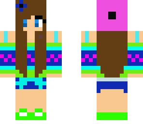 crazy party girl skin