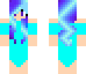 blue beach girl