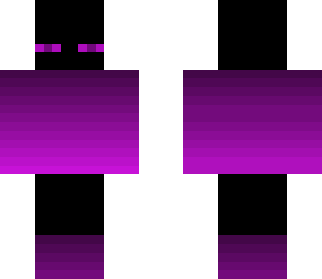 purple neon enderman