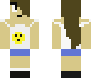 smiley shirt girl