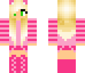 pink wolf girl