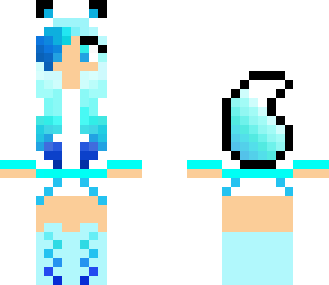 winter fox girl