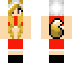 chrismas fox girl