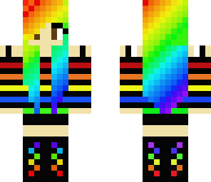 rainbow girl