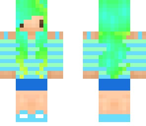 blue girl