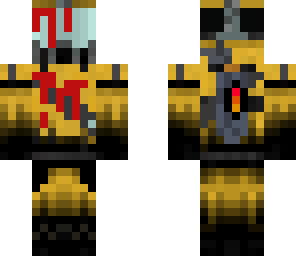 bloody hazmat suit