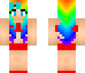 rainbow girl