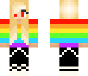 rainbow blonde