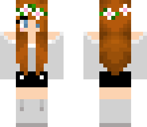flower girl skin brown hair