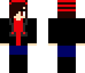 black and red