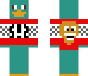 perry the platypus with sweater