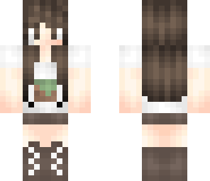 edited minecraft girl