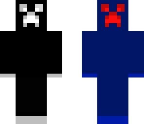 black and blue
