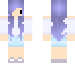 cute chibi purple