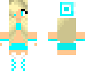 blue girl biker