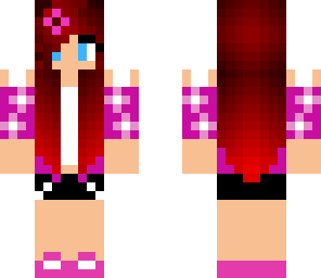 red head flower girl
