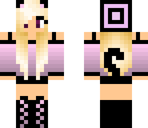 purple cat girl