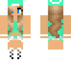 cute aqua tomboy