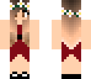 red dress