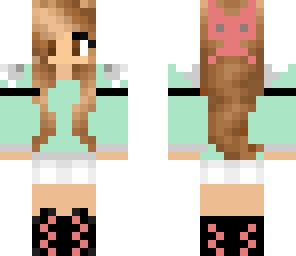 coral mint cute