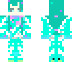 green crystal girl