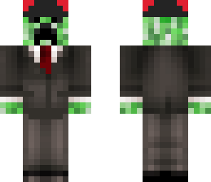 creeper in suite and hat