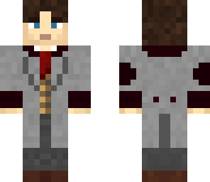 4th doctor - grey coat - no scarf
