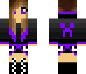 gamer girl purple