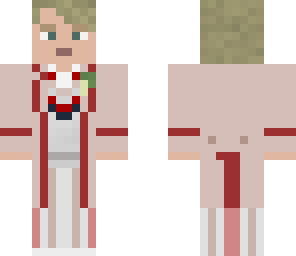 5th doctor - red shirt