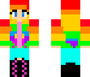 rainbow girl