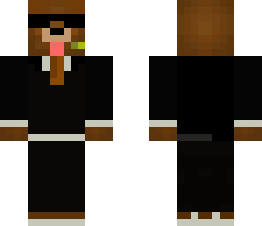 bear in a suit with sun glasses