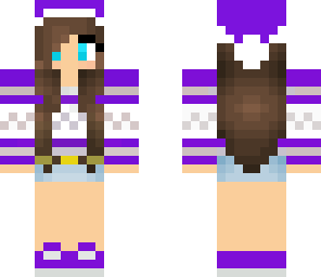 awesome purple christmas girl