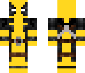 yellow deadpool